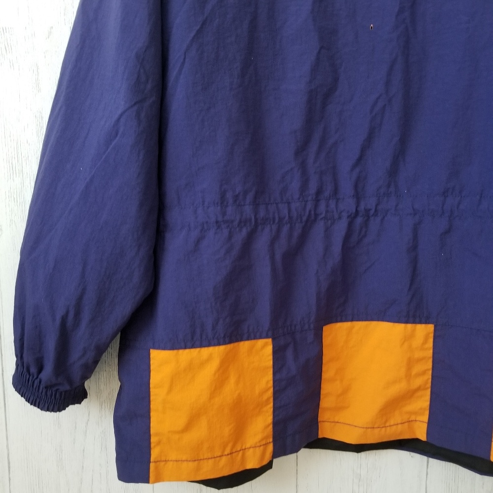 Vintage ADIDAS Drawstring Snap Pullover X-Large - Picture 4 of 7